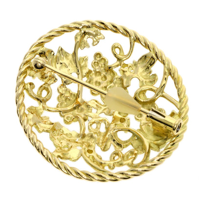 TASAKI Diamond Brooch K18 Yellow Gold Ladies [Used]