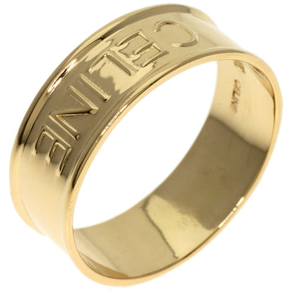 CELINE   Ring Logo motif K18 Yellow Gold Ladies