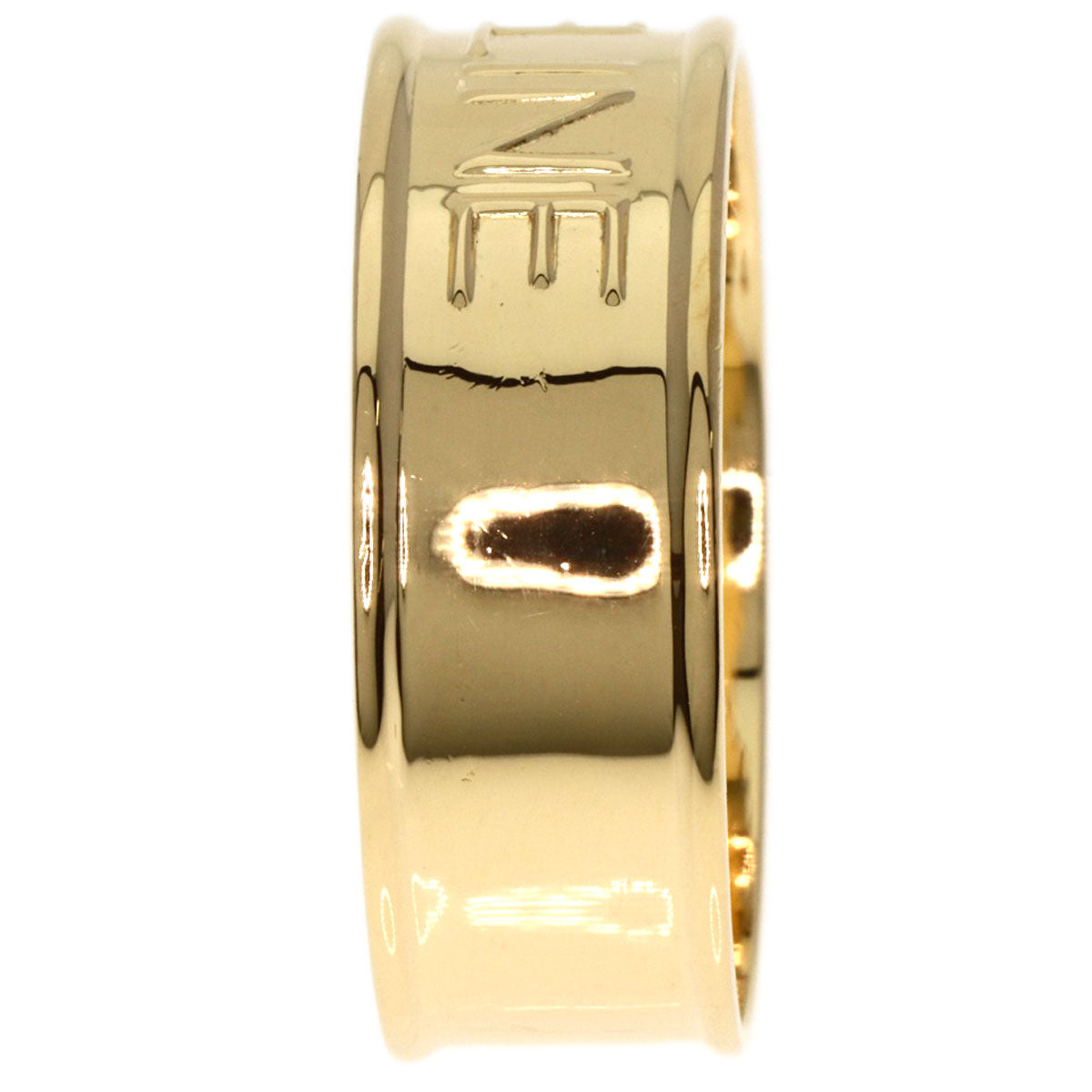 CELINE   Ring Logo motif K18 Yellow Gold Ladies