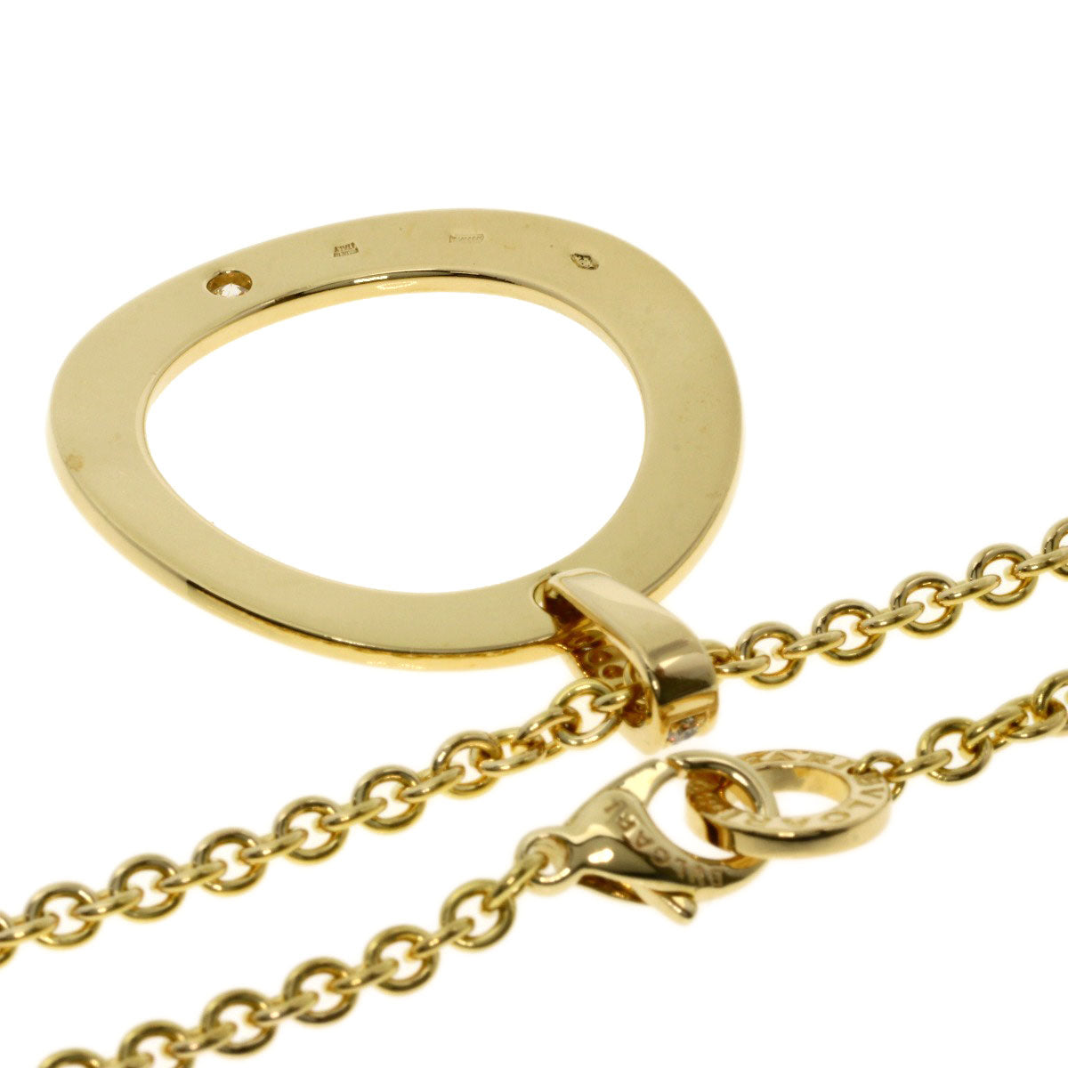 BVLGARI   Necklace BVLGARI BVLGARI Diamond K18 Yellow Gold Ladies