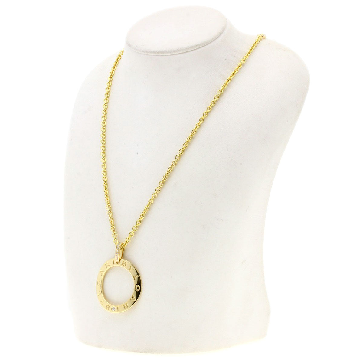 BVLGARI   Necklace BVLGARI BVLGARI Diamond K18 Yellow Gold Ladies