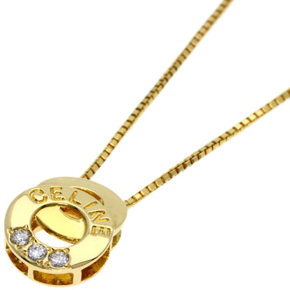 CELINE   Necklace Diamond K18 Yellow Gold Ladies