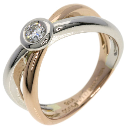 VENDOME Diamond Ring K18 Pink Gold PT900Ladies [Used]