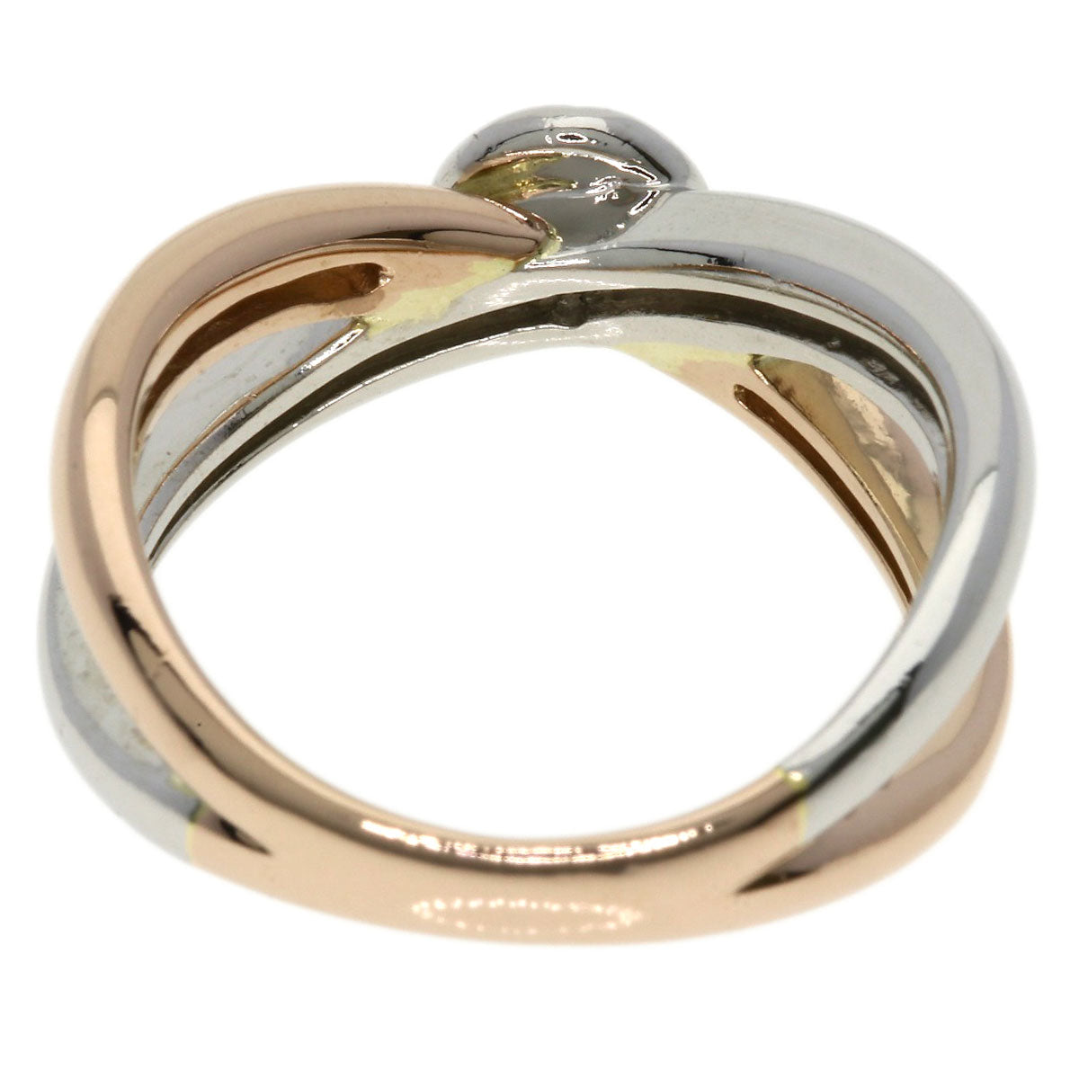 VANDOME   Ring Diamond K18 Pink Gold PT900Ladies