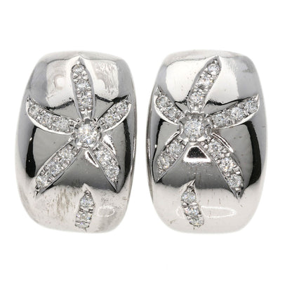 TASAKI   earring Diamond Earring 2WAY K18 White Gold Ladies