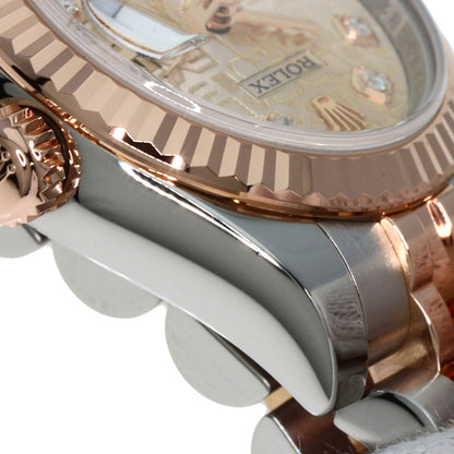 ROLEX DATEJUST 10P Diamond Watches 179171G Stainless Steel/SSxK18PG Ladies