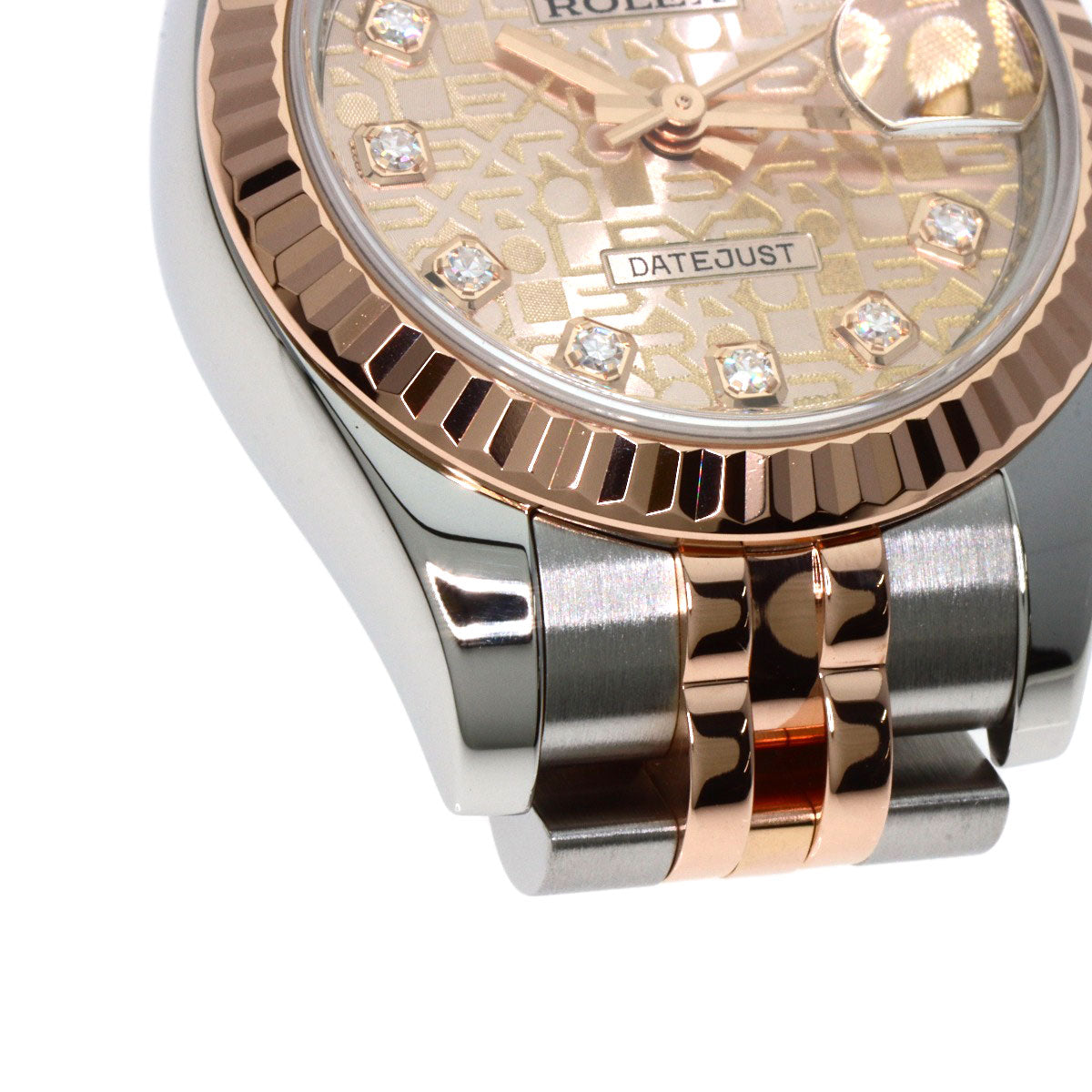 ROLEX DATEJUST 10P Diamond Watches 179171G Stainless Steel/SSxK18PG Ladies