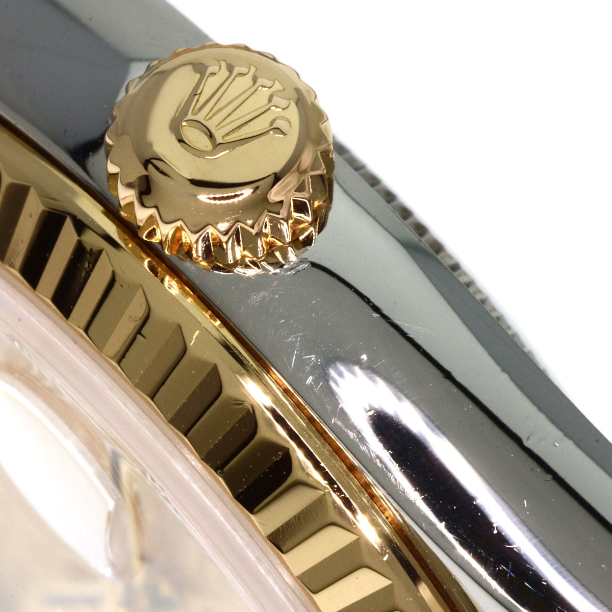 ROLEX DATEJUST 10P Diamond Watches 116233G Stainless Steel/SSxK18YG mens