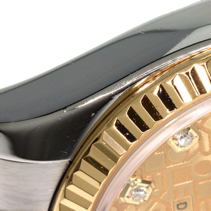 ROLEX DATEJUST 10P Diamond Watches 116233G Stainless Steel/SSxK18YG mens