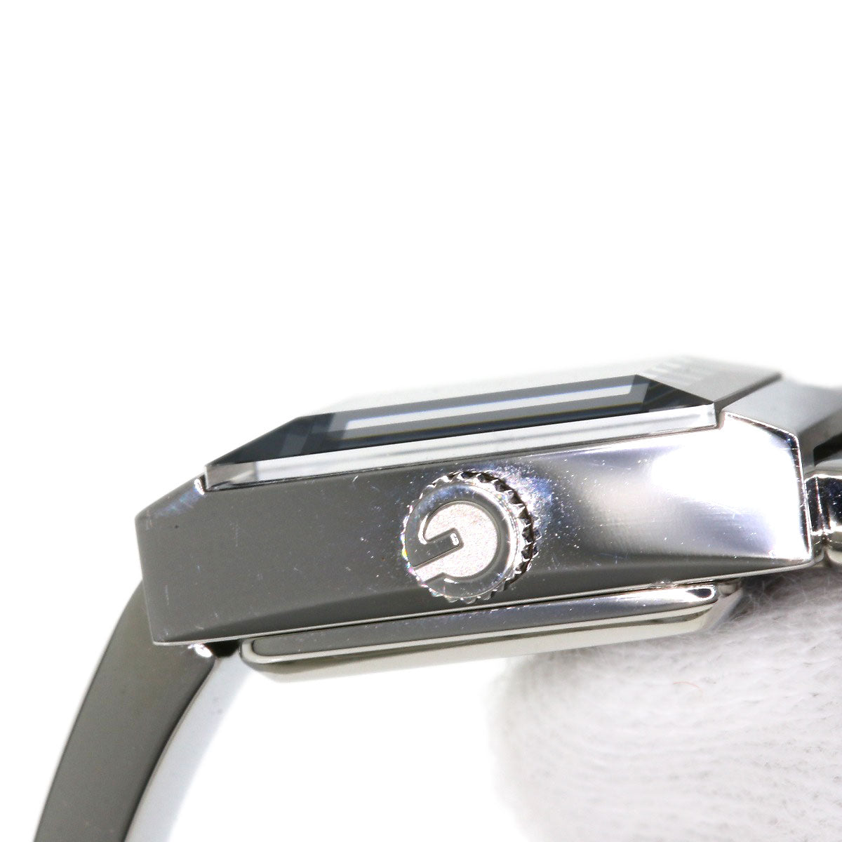 GUCCI Square face Watches 128.5 Stainless Steel/Stainless Steel Ladies