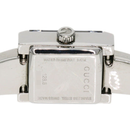 GUCCI Square face Watches 128.5 Stainless Steel/Stainless Steel Ladies