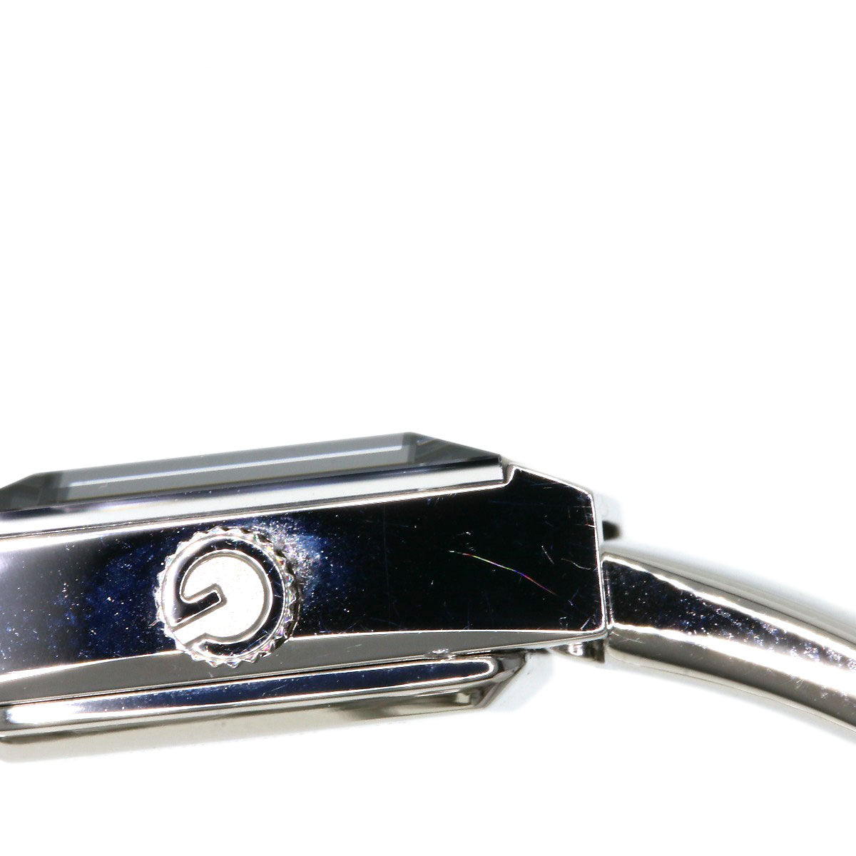 GUCCI Square face Watches 128.5 Stainless Steel/Stainless Steel Ladies