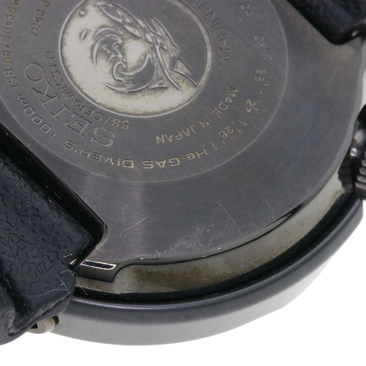 SEIKO Marine Master Professional Watches SBBN013 7C46-0AA0 Titanium/Rubber mens