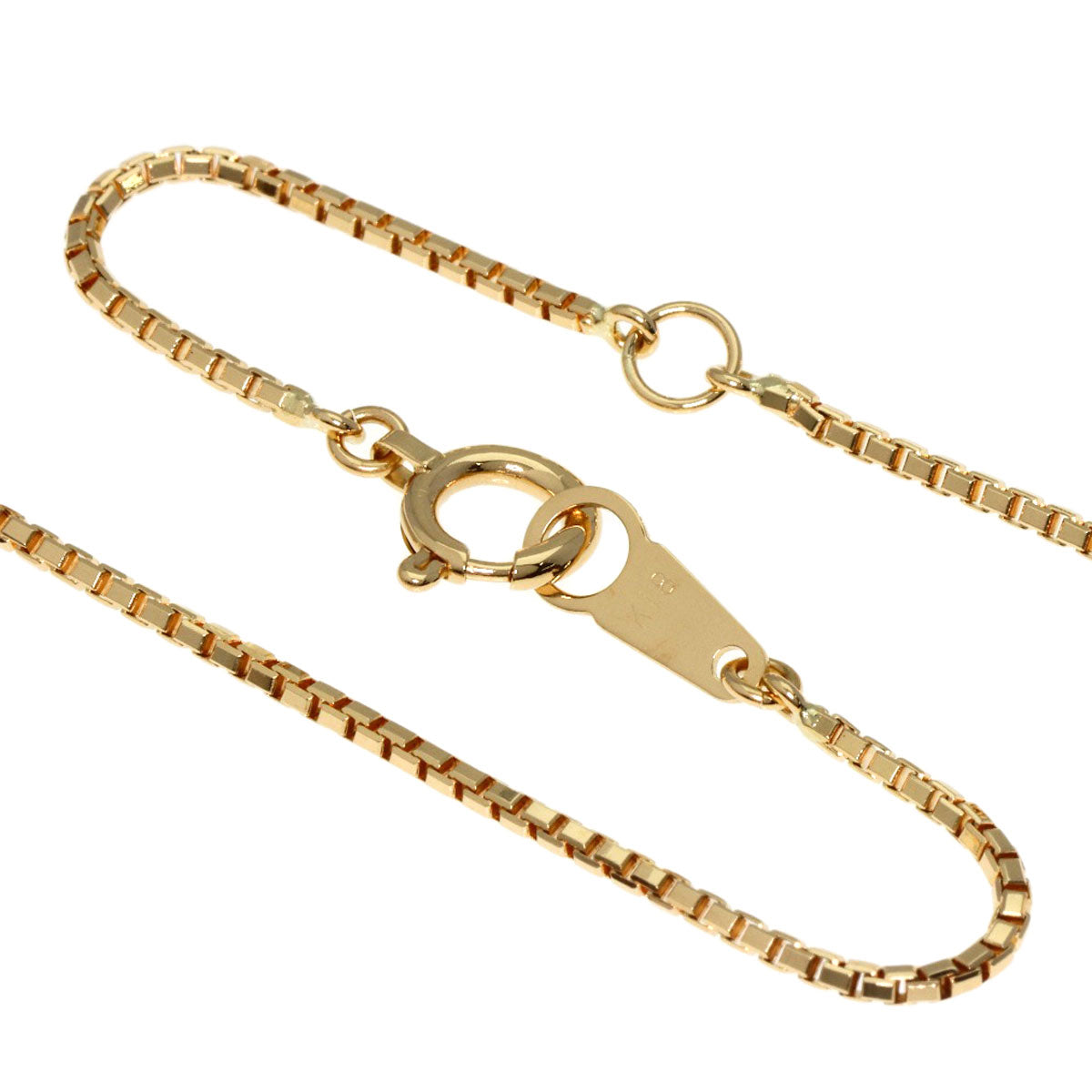 1.5ct Turquoise Opal Diamond Necklace K18 Yellow Gold 24.4g　Ladies