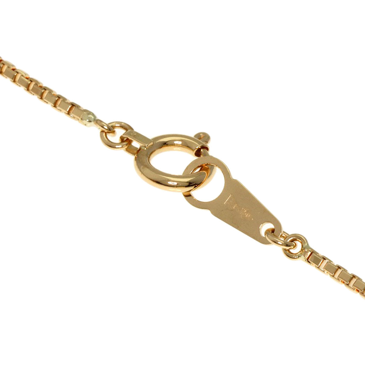 1.5ct Turquoise Opal Diamond Necklace K18 Yellow Gold 24.4g　Ladies