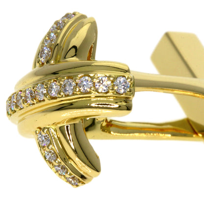 TIFFANY&Co.   cuffs Signature Diamond K18 Yellow Gold mens