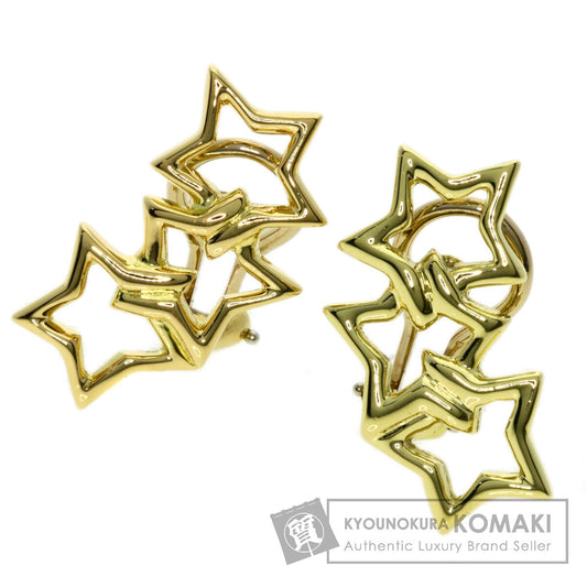 TIFFANY&Co.   Earring Triple star K18 Yellow Gold Ladies