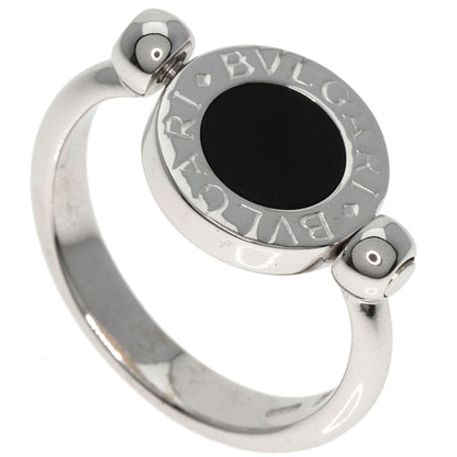 BVLGARI   Ring BVLGARI BVLGARI Flip Ring Onyx K18 White Gold Ladies