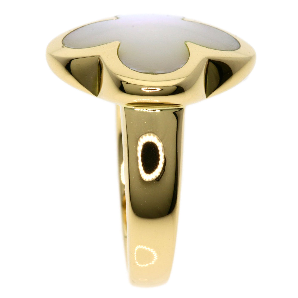 Van Cleef & Arpels   Ring Pure Alhambra Shell K18 Yellow Gold Ladies