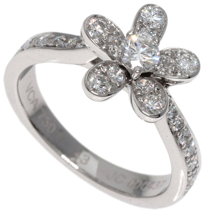 Van Cleef & Arpels Socrates Diamond #43 Ring K18 White Gold Ladies [Used]