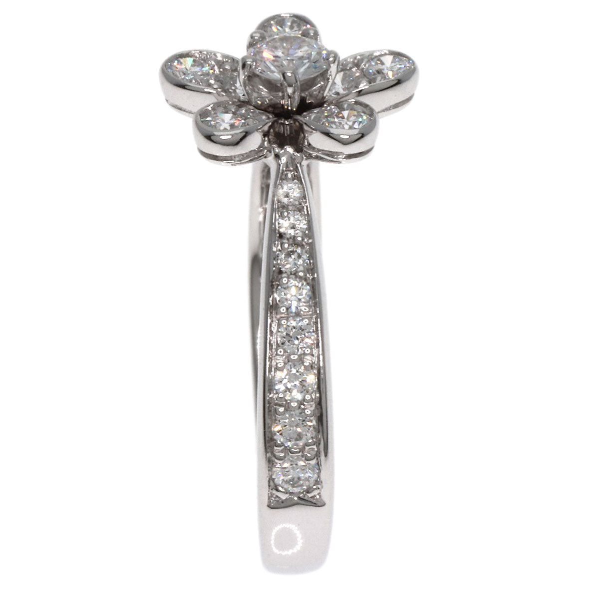 Van Cleef & Arpels Socrates Diamond #43 Ring K18 White Gold Ladies [Used]