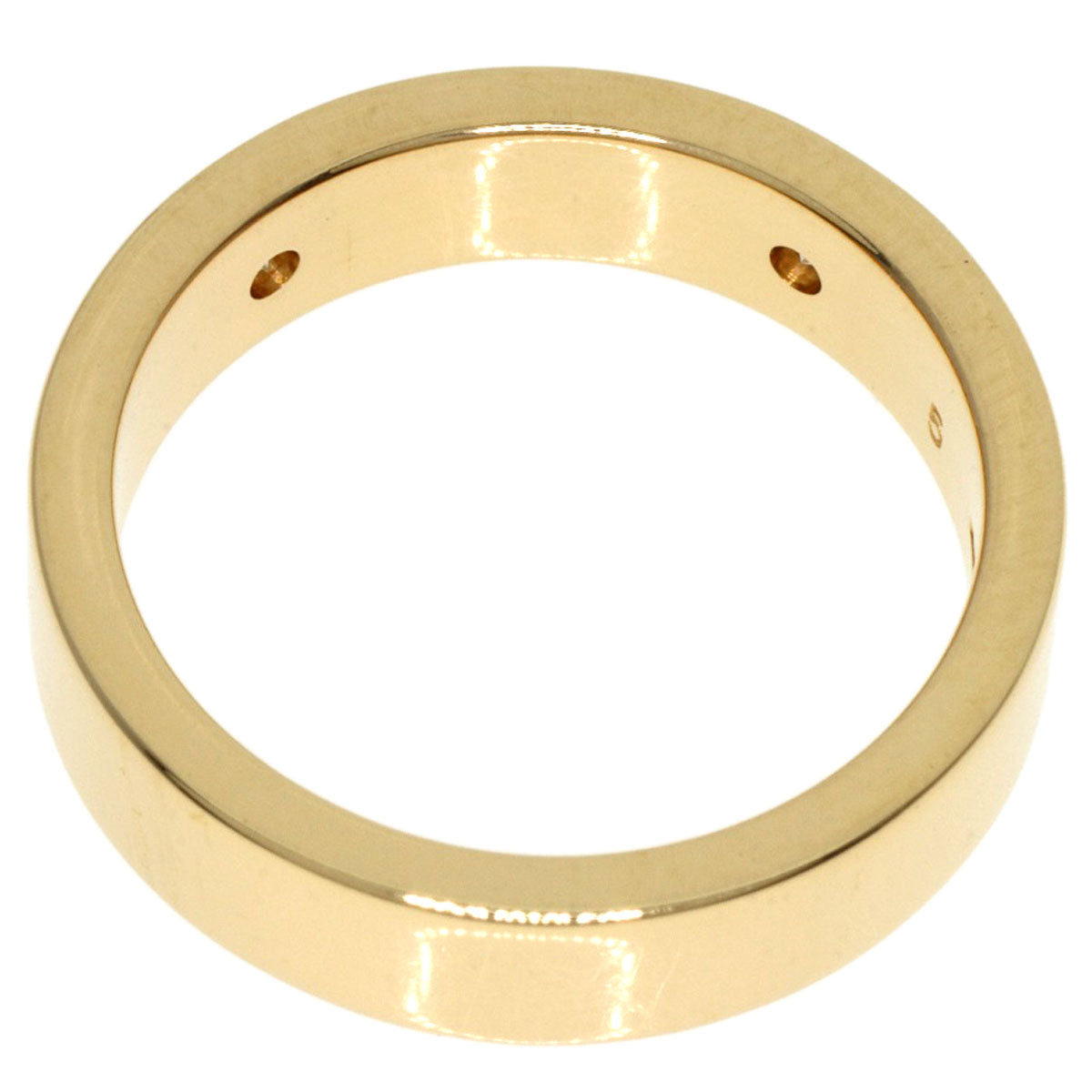 GUCCI   Ring Icon print 2P Diamond # 5 K18 Yellow Gold Ladies