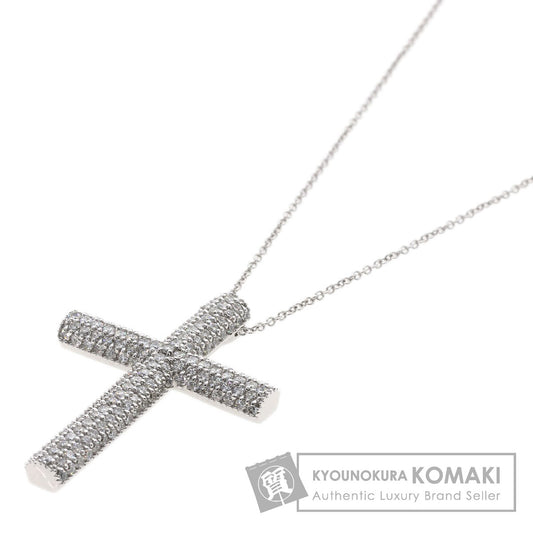 Damiani   Necklace Full Pavé Diamond K18 White Gold Ladies