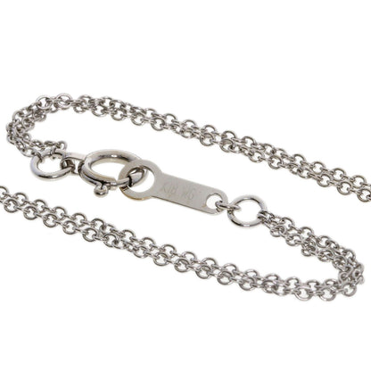 Colored Stone Diamond Necklace K18 White Gold 12.3g　Ladies