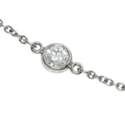 TIFFANY&Co.   By The Yard Diamond Bracelet  Platinum PT950 Ladies [Used]