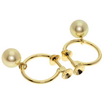 MIKIMOTO   Earring Pearl Pearl K18 Yellow Gold Ladies
