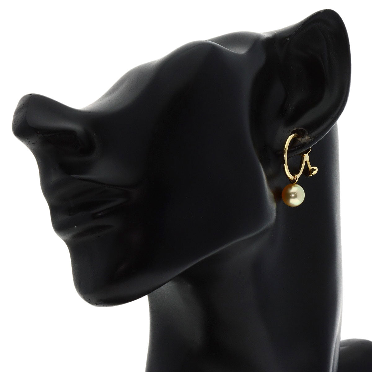 MIKIMOTO   Earring Pearl Pearl K18 Yellow Gold Ladies