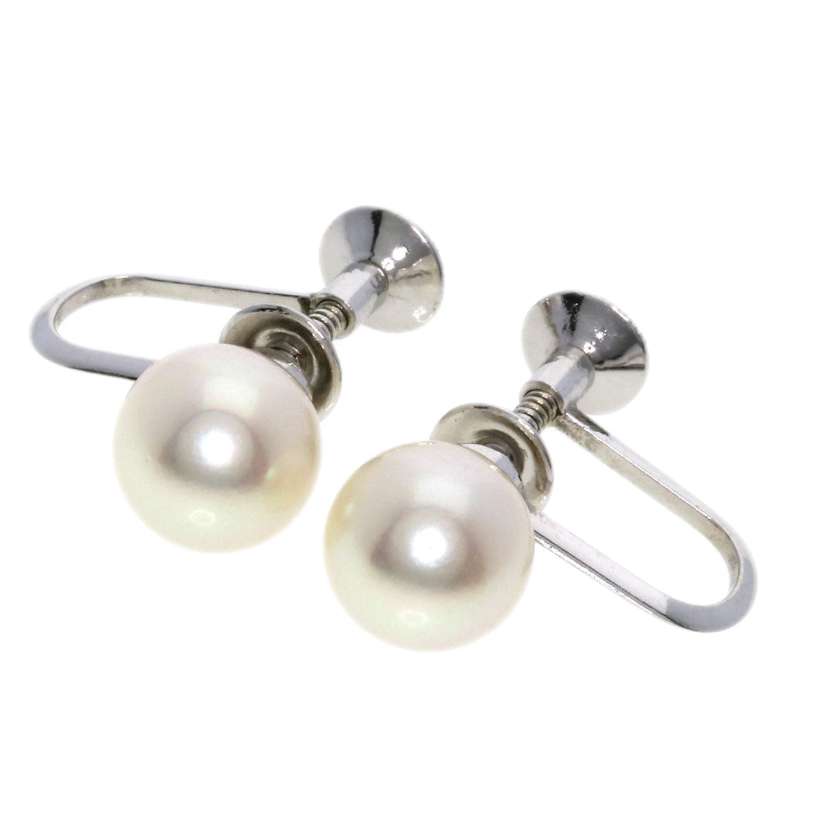 TASAKI   Earring Akoya pearl Pearl K14 White Gold Ladies