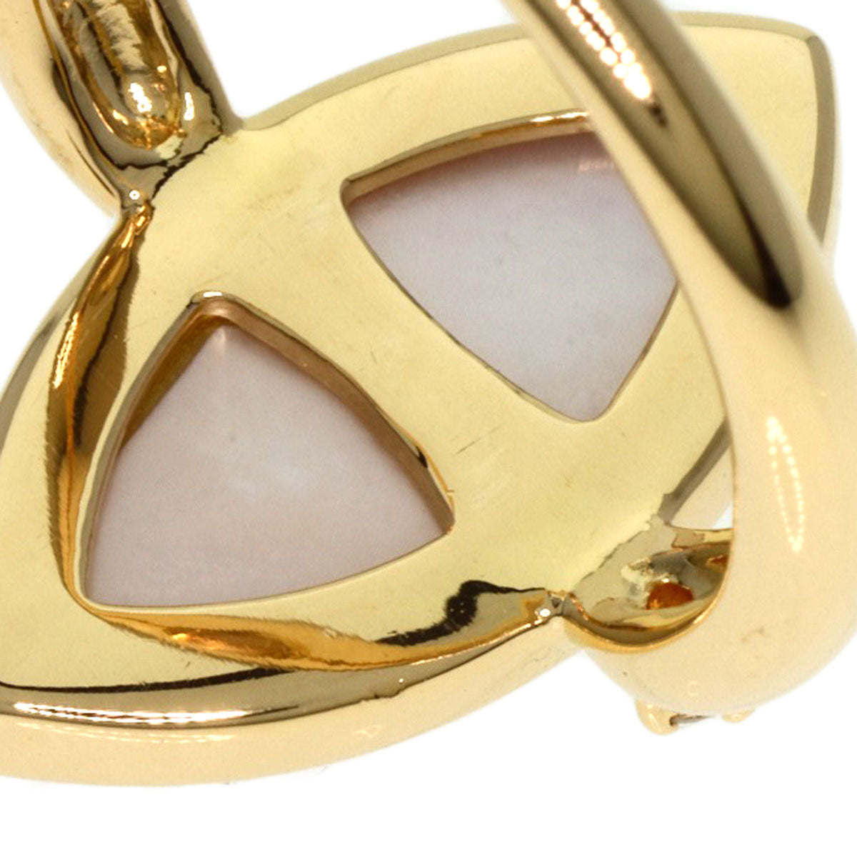 TASAKI   Ring Mabe Pearl Pearl Diamond K18 Yellow Gold Ladies