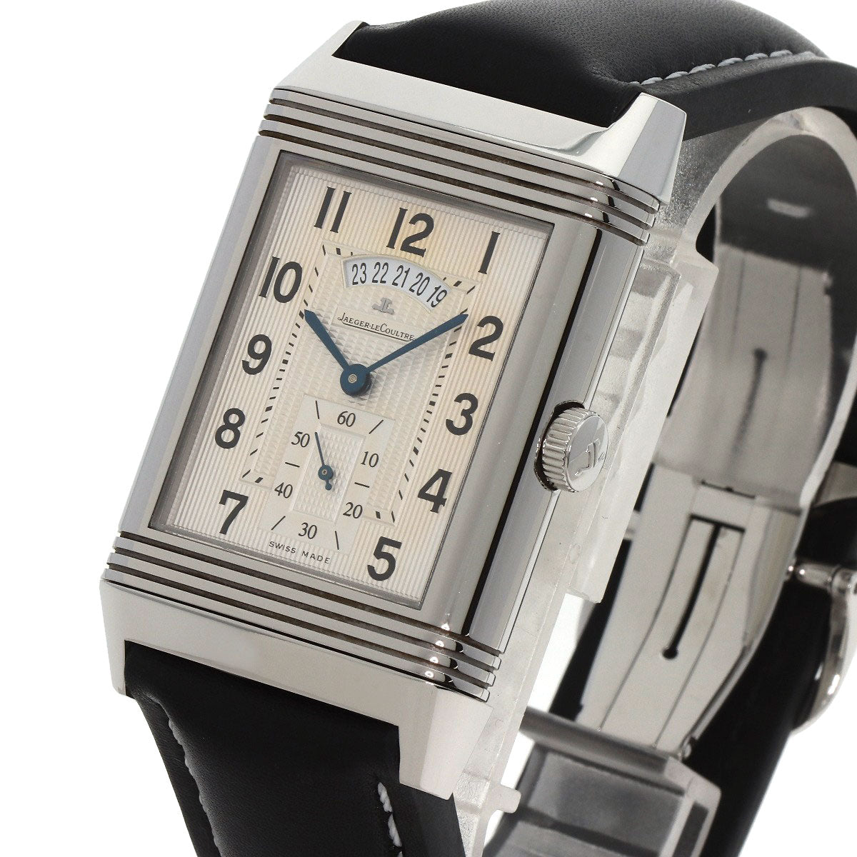 JAEGER-LECOULTRE Grand Reverso 986 DuoNight Limited to 1500 pieces Watches Q3748420 274.8.85 Stainless Steel/Leather mens