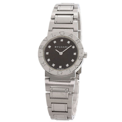 BVLGARI BVLGARI BVLGARI 12P Diamond Watches BB26SS Stainless Steel/Stainless Steel Ladies