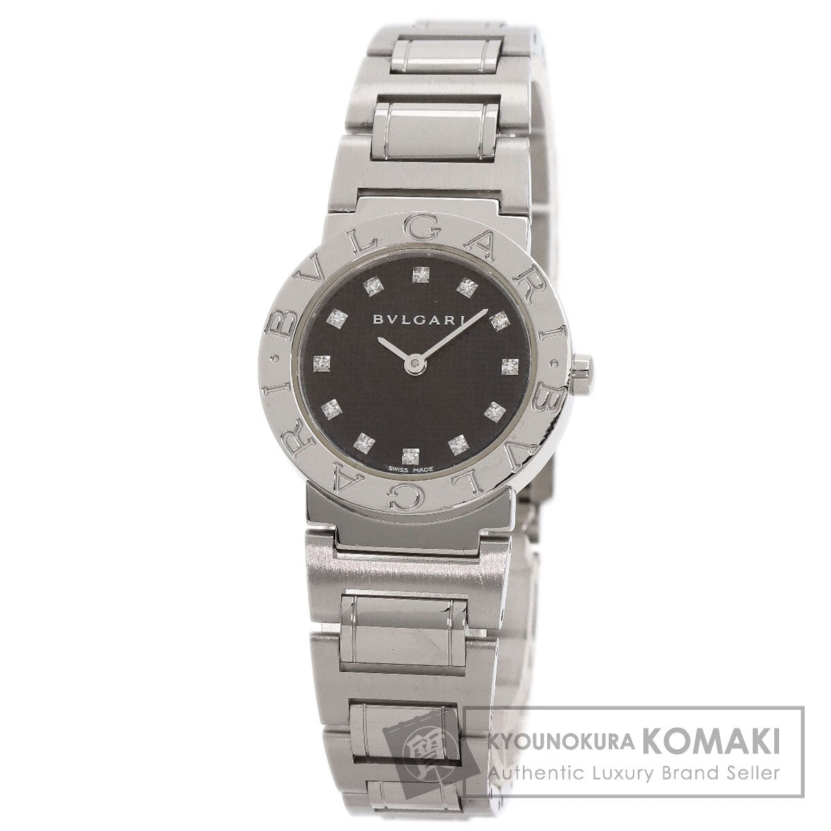 BVLGARI BVLGARI BVLGARI 12P Diamond Watches BB26SS Stainless Steel/Stainless Steel Ladies