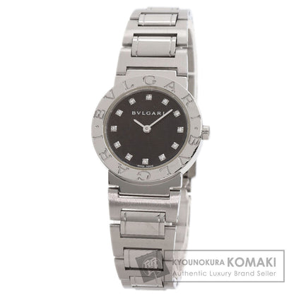 BVLGARI BVLGARI BVLGARI 12P Diamond Watches BB26SS Stainless Steel/Stainless Steel Ladies