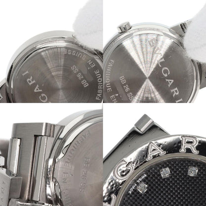 BVLGARI BVLGARI BVLGARI 12P Diamond Watches BB26SS Stainless Steel/Stainless Steel Ladies