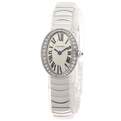 CARTIER Mini Baignoire Watches WB520025 K18 White Gold/K18 White Gold Ladies