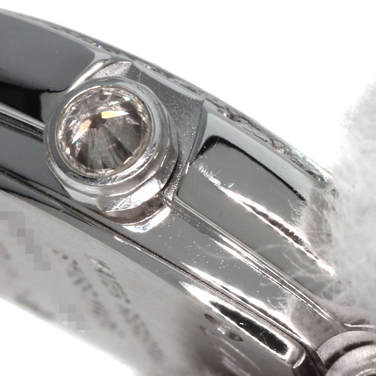 CARTIER Mini Baignoire Watches WB520025 K18 White Gold/K18 White Gold Ladies