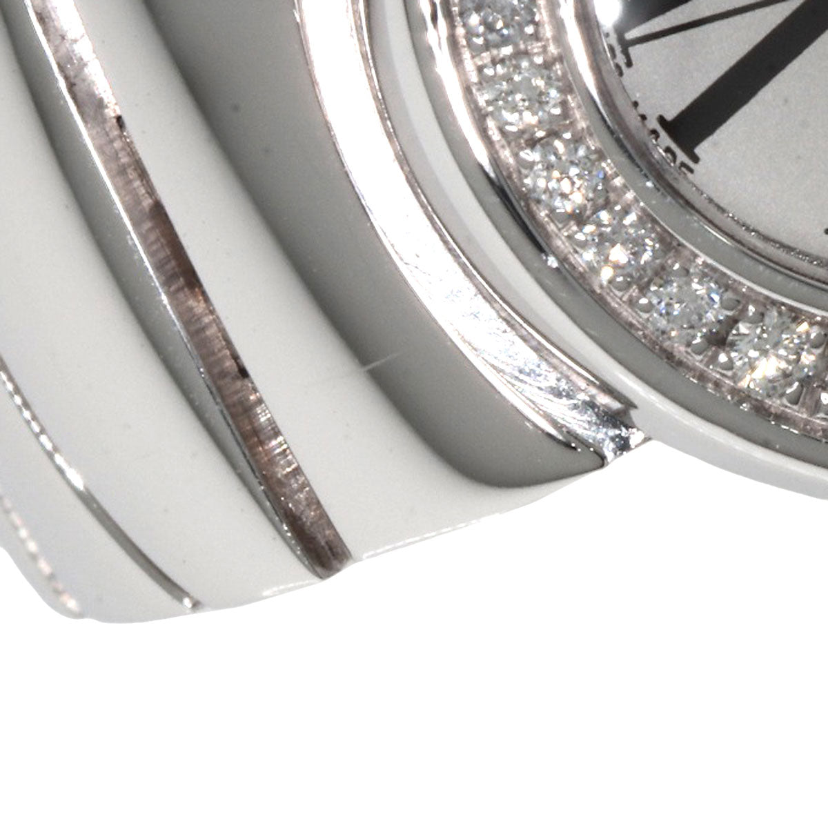 CARTIER Mini Baignoire Watches WB520025 K18 White Gold/K18 White Gold Ladies