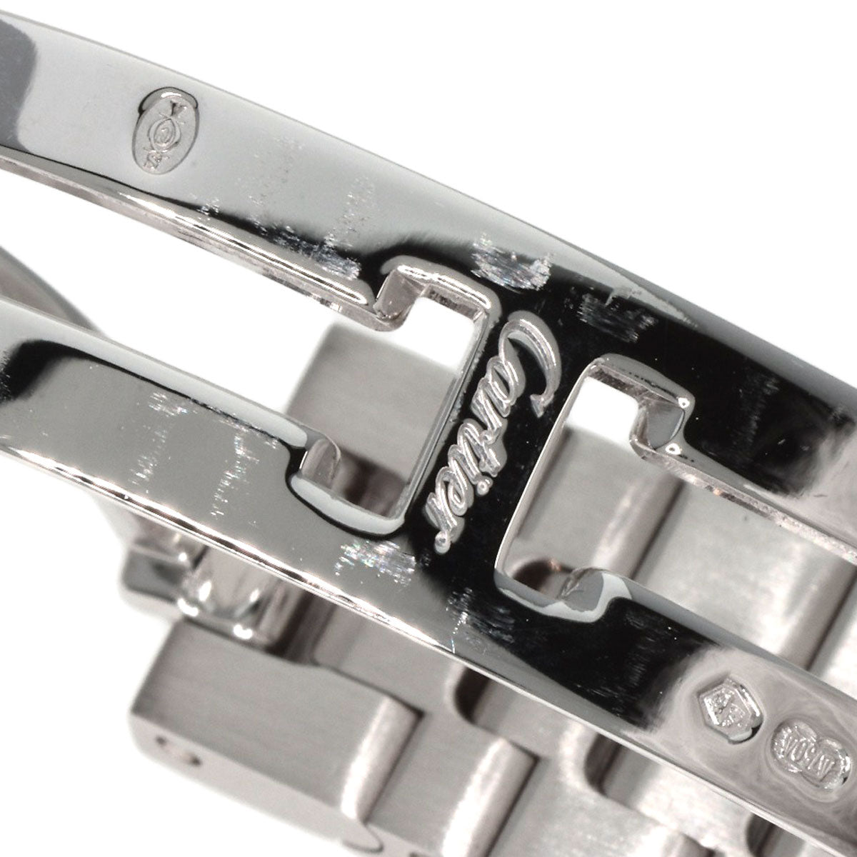 CARTIER Mini Baignoire Watches WB520025 K18 White Gold/K18 White Gold Ladies