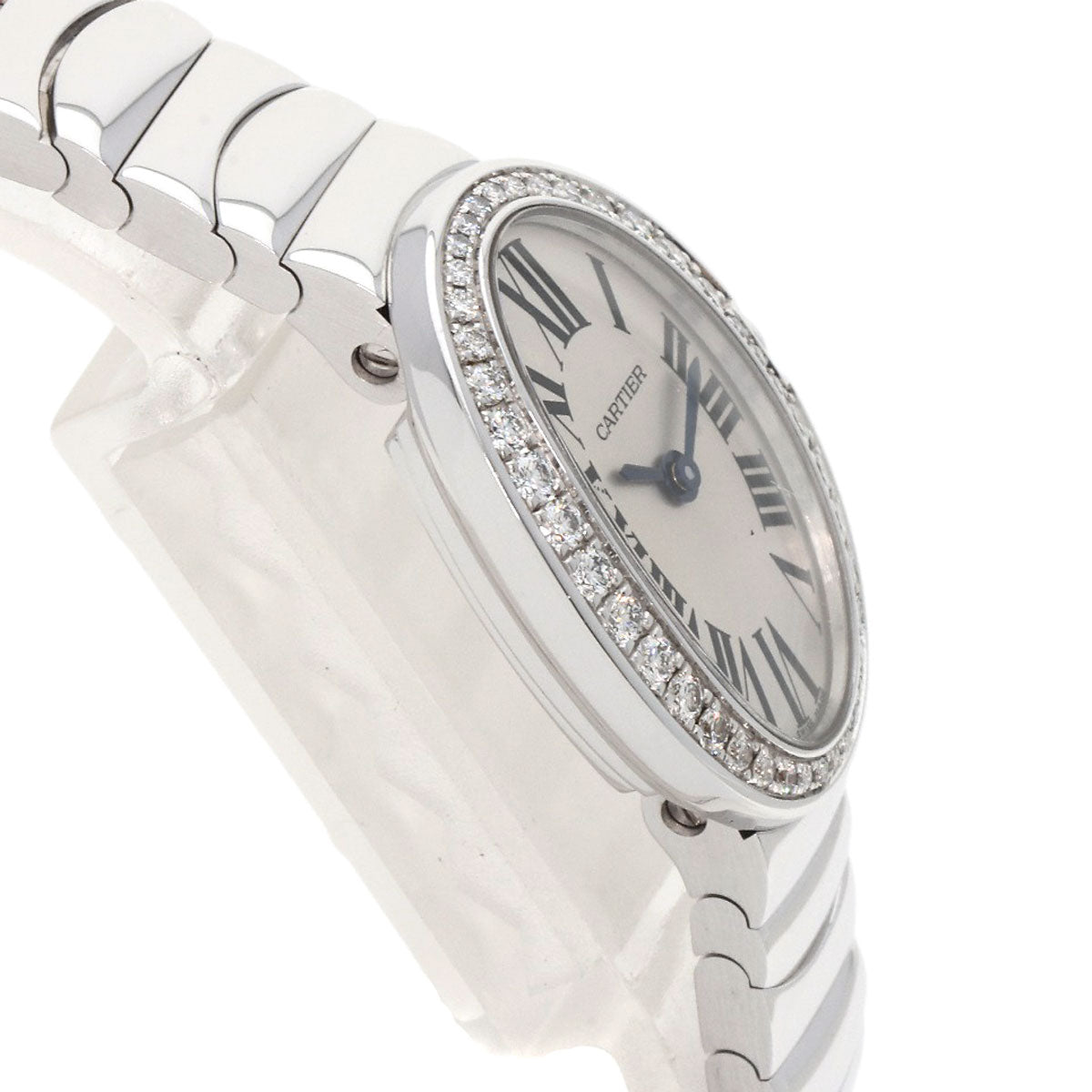 CARTIER Mini Baignoire Watches WB520025 K18 White Gold/K18 White Gold Ladies
