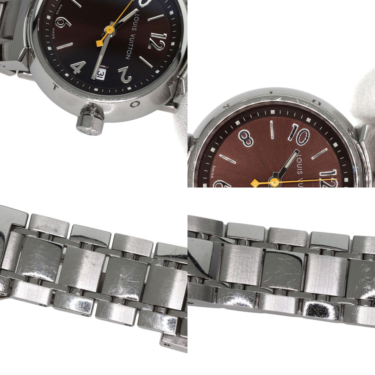 LOUIS VUITTON Tambour Watches Q1211 Stainless Steel/Stainless Steel Ladies