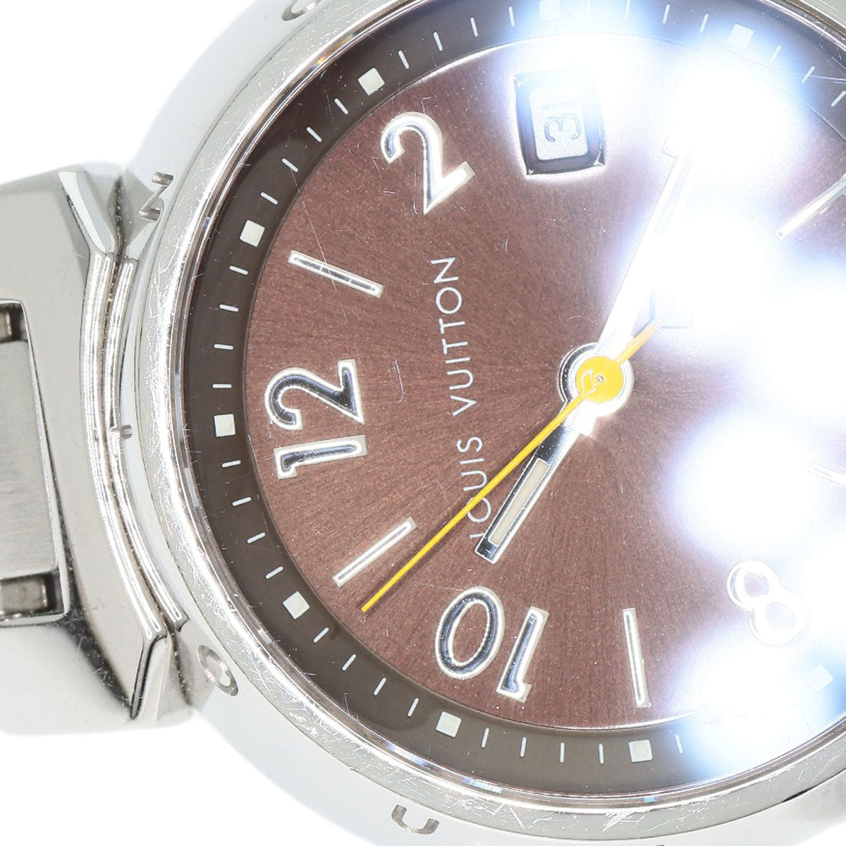 LOUIS VUITTON Tambour Watches Q1211 Stainless Steel/Stainless Steel Ladies