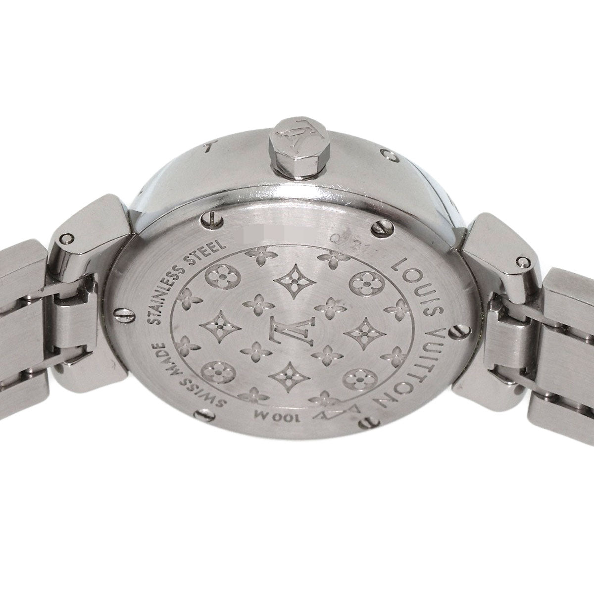 LOUIS VUITTON Tambour Watches Q1211 Stainless Steel/Stainless Steel Ladies