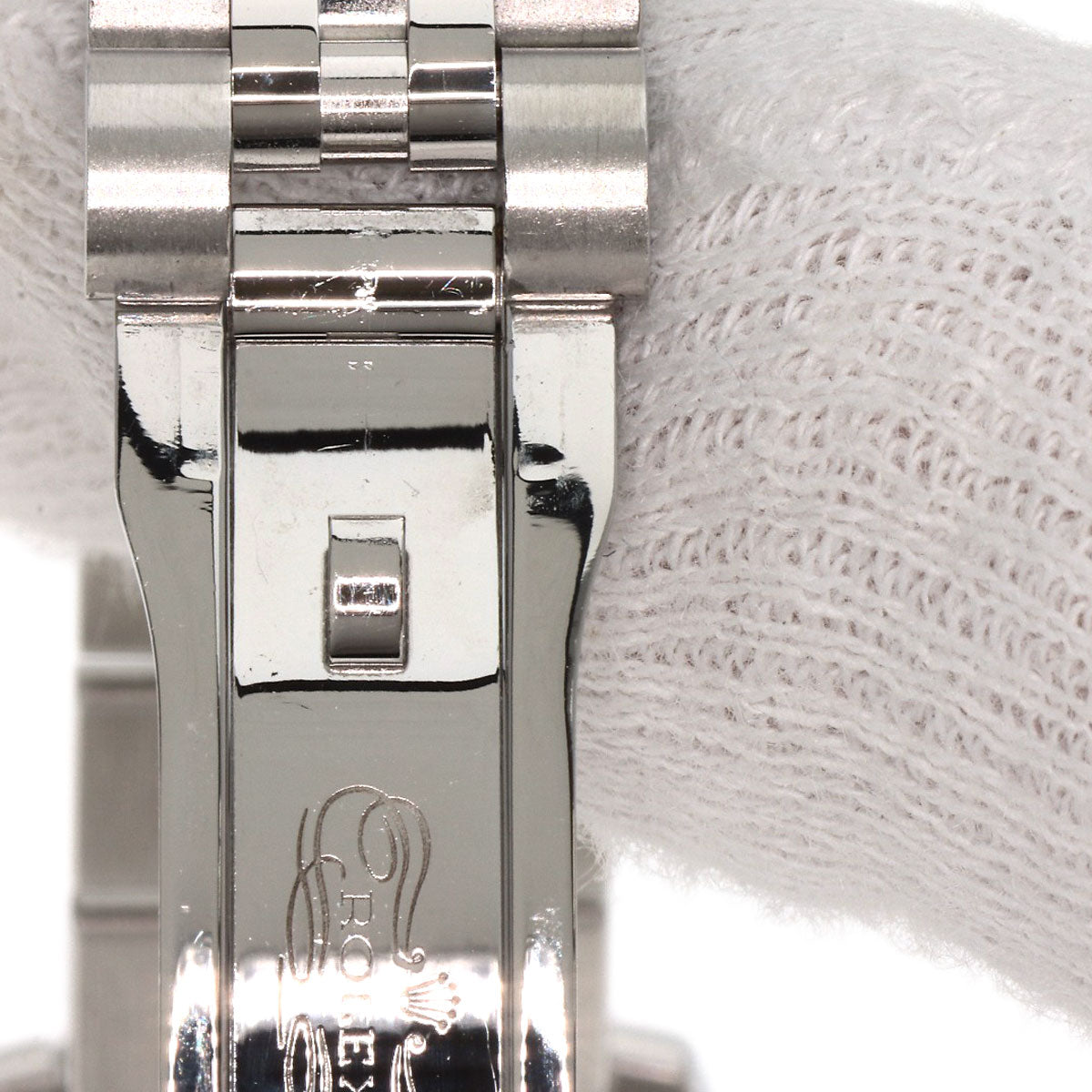 ロレックス 179174G デイトジャスト 10P ダイヤモンド 腕時計 ステンレススチール/SS レディース 【中古】【ROLEX】