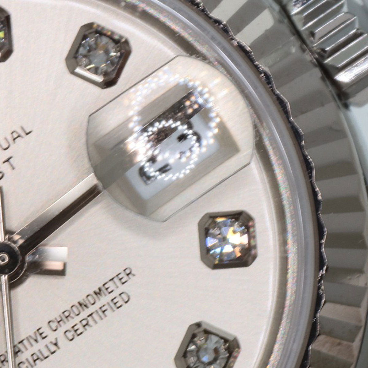 ロレックス 179174G デイトジャスト 10P ダイヤモンド 腕時計 ステンレススチール/SS レディース 【中古】【ROLEX】