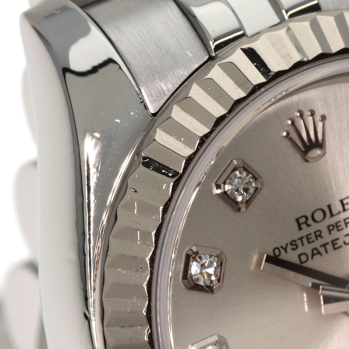 ROLEX DATEJUST 10P Diamond Watches 179174G Stainless Steel/Stainless Steel Ladies