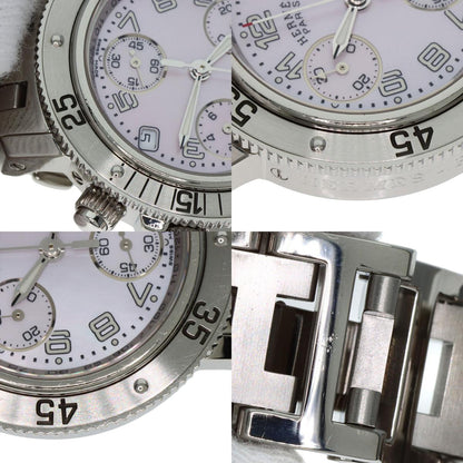 HERMES Clipper Diver Chronograph New Buckle Watches CL2.310 Stainless Steel/Stainless Steel mens